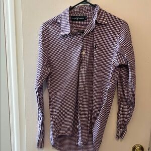 Ralph Lauren Purple Casual Button Down Shirt medium
